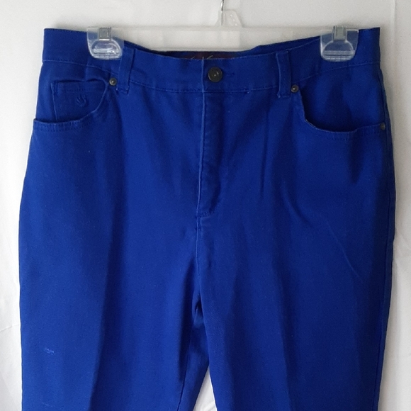 Gloria Vanderbilt Women's Size 10 High Rise Blue Denim Jeans - Picture 4 of 10